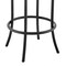 Armen Living Rees Swivel Counter or Bar Stool in Black Finish with Gray Faux Leather 840254333628 - alternate 9